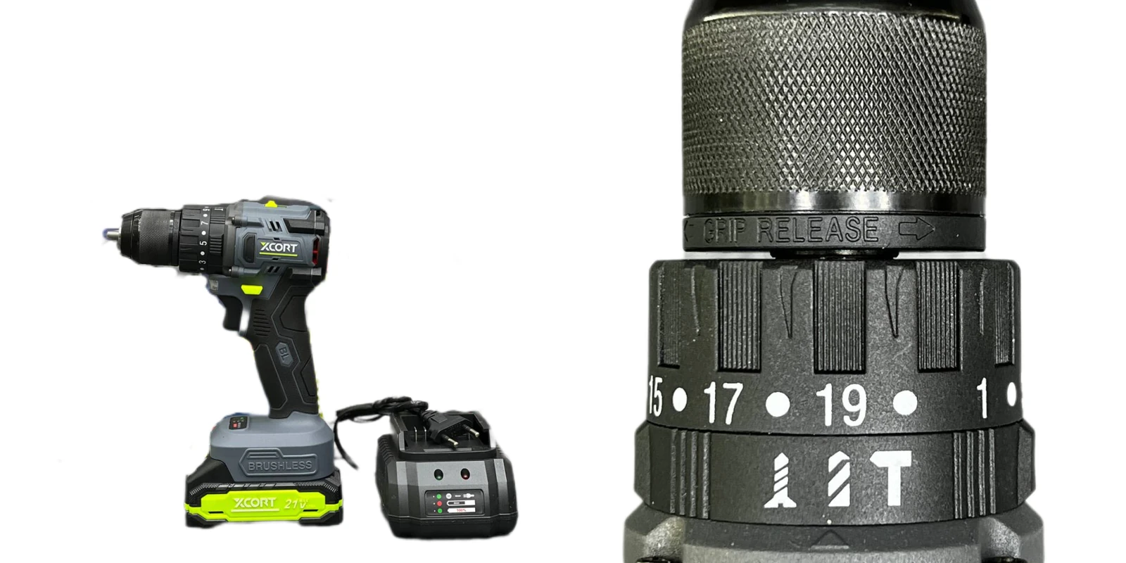 دریل شارژی 21 سه حالته تک باتری ایکس کورت (XLD21-3K1B) 