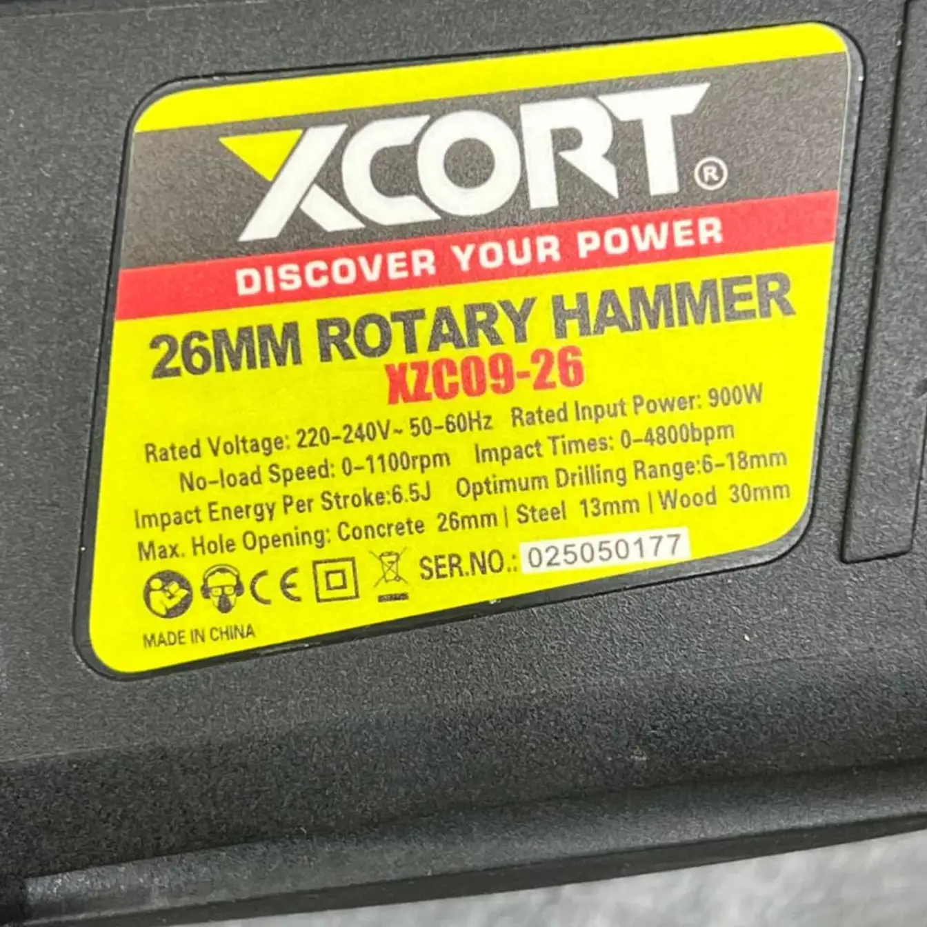 هیلتی تخریب و دریل 3 کیلوگرم و 3 کاره ایکس کورت مدل XZG09-26