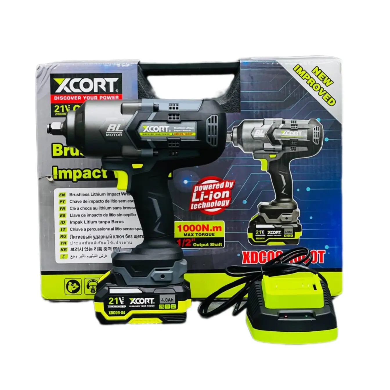 بکس شارژی صنعتی ۱۰۰۰ نیوتن ایکس کورت مدل XDC09_1000T