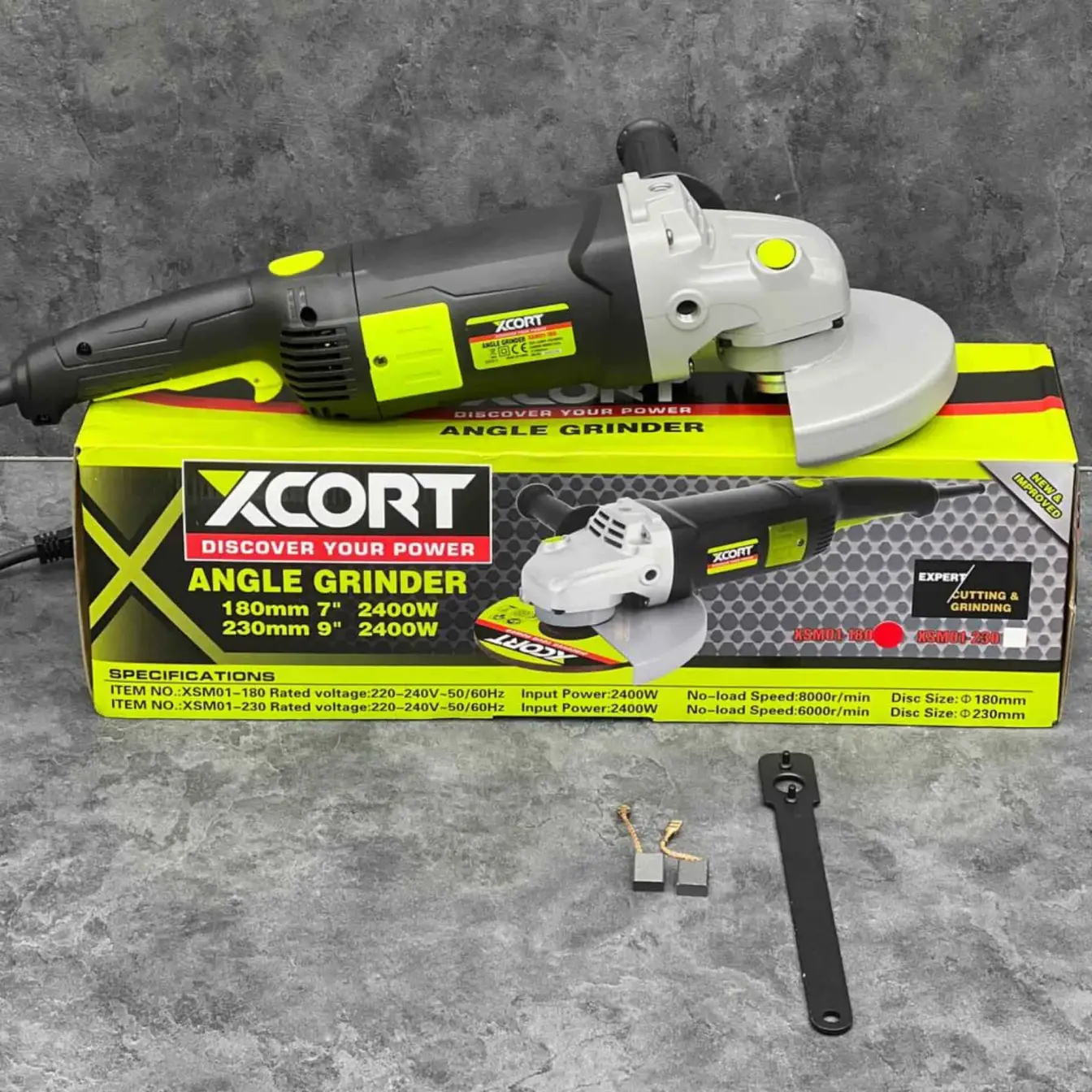 سنگ فرز بزرگ 180 مخصوص آهنگری ایکس کورت مدل xsm01-180