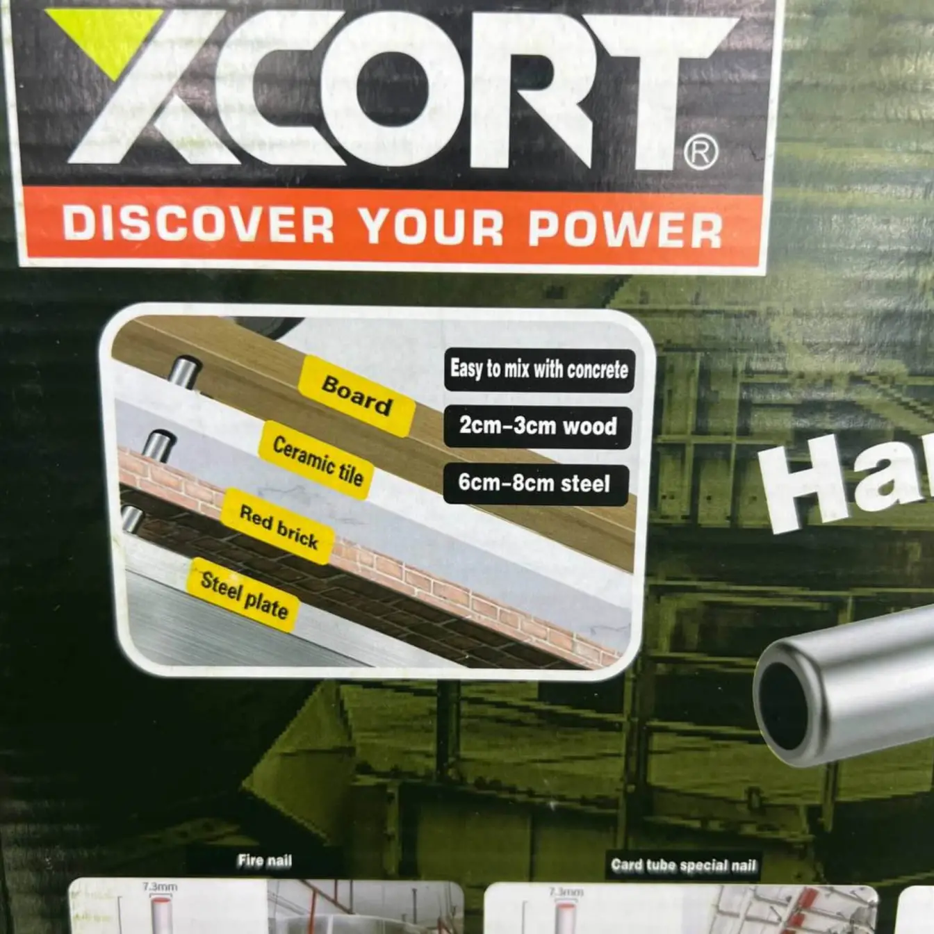 میخکوب چاشنی خور 4 سانتی متر ایکس کورت مدل 309_3013