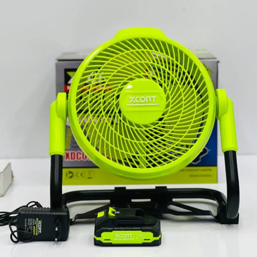 پنکه سرعتی برقی و شارژی ایکس کورت مدل KUXDC09-2451