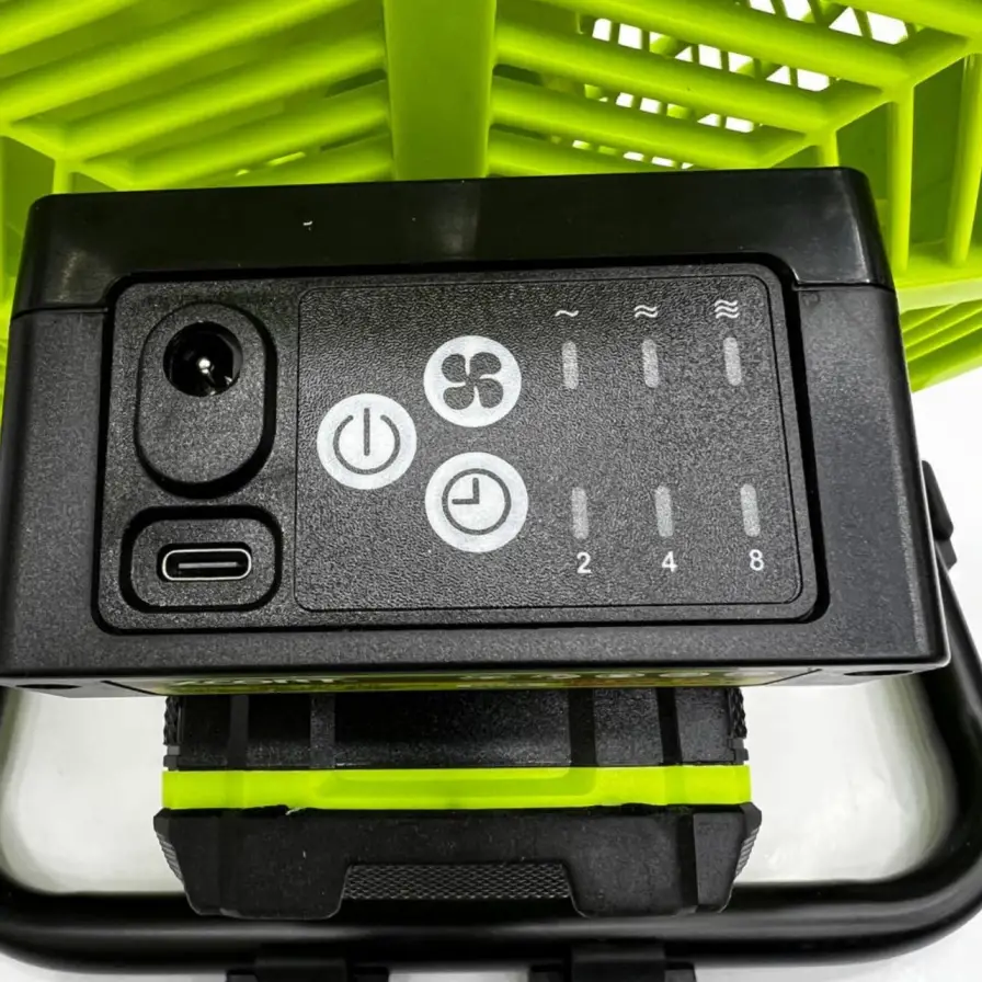 پنکه سرعتی برقی و شارژی ایکس کورت مدل KUXDC09-2451