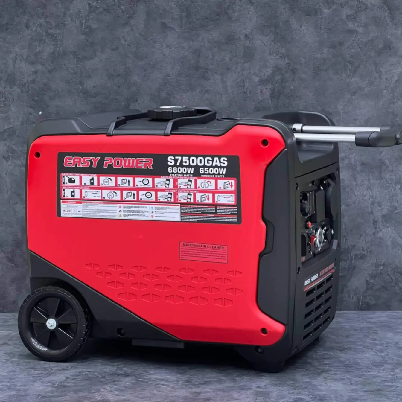 موتور برق سایلنت دوگانه سوز 6500 وات ایزی پاور مدل s7500gas