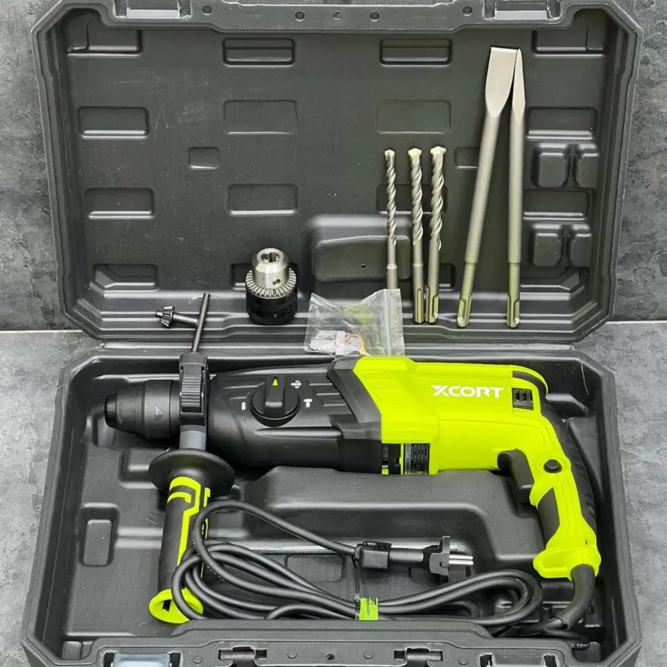 دریل هیلتی 3 کیلوگرم و 3 کاره 1050 وات ایکس کورت مدل XZC08-30