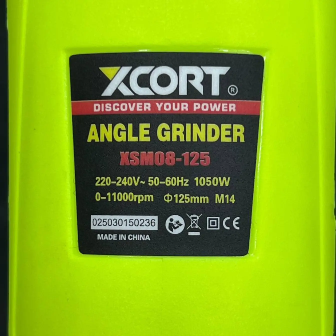 مینی فرز 1050 وات دسته بلند دیمردار ایکس کورت مدل xsm08-125