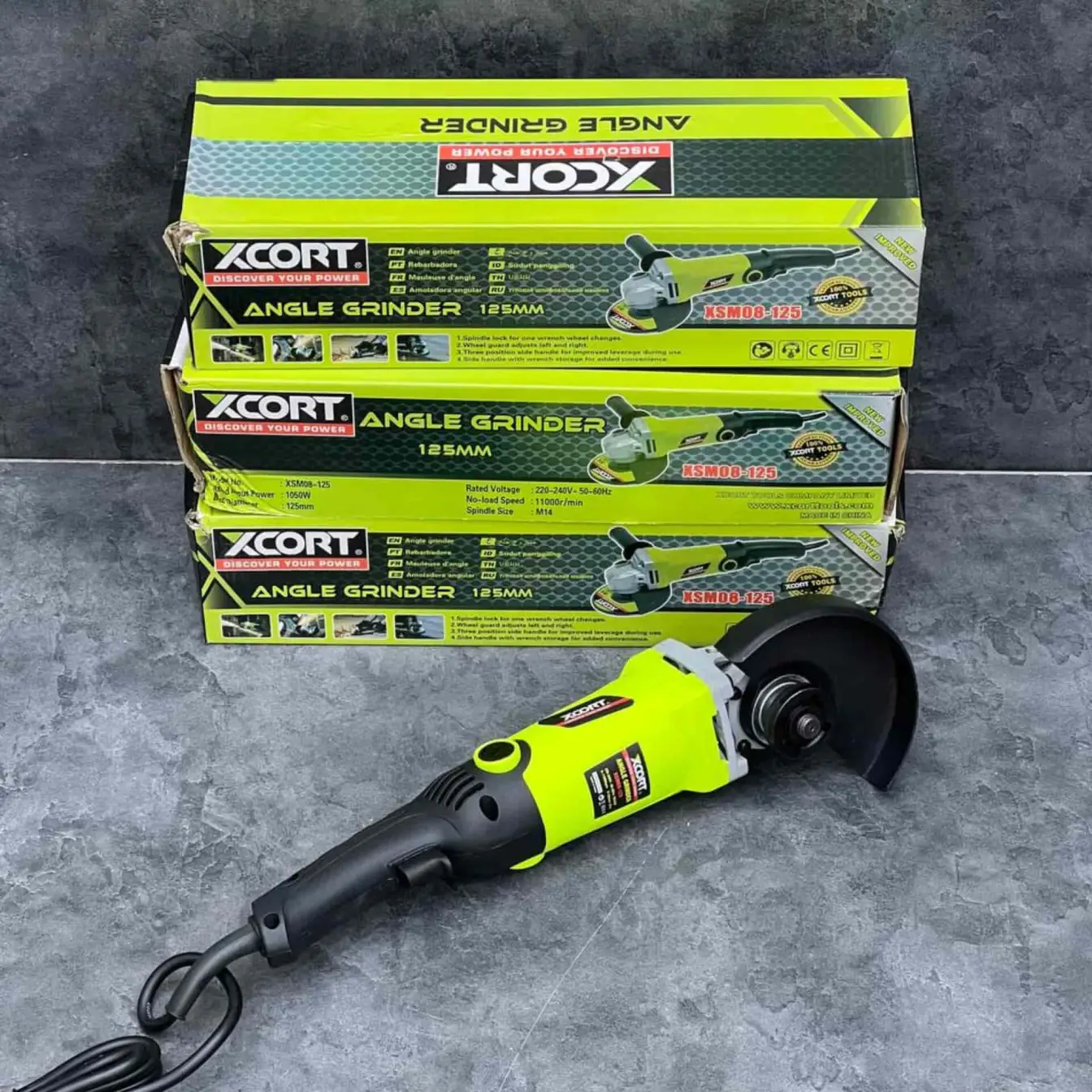 مینی فرز 1050 وات دسته بلند دیمردار ایکس کورت مدل xsm08-125