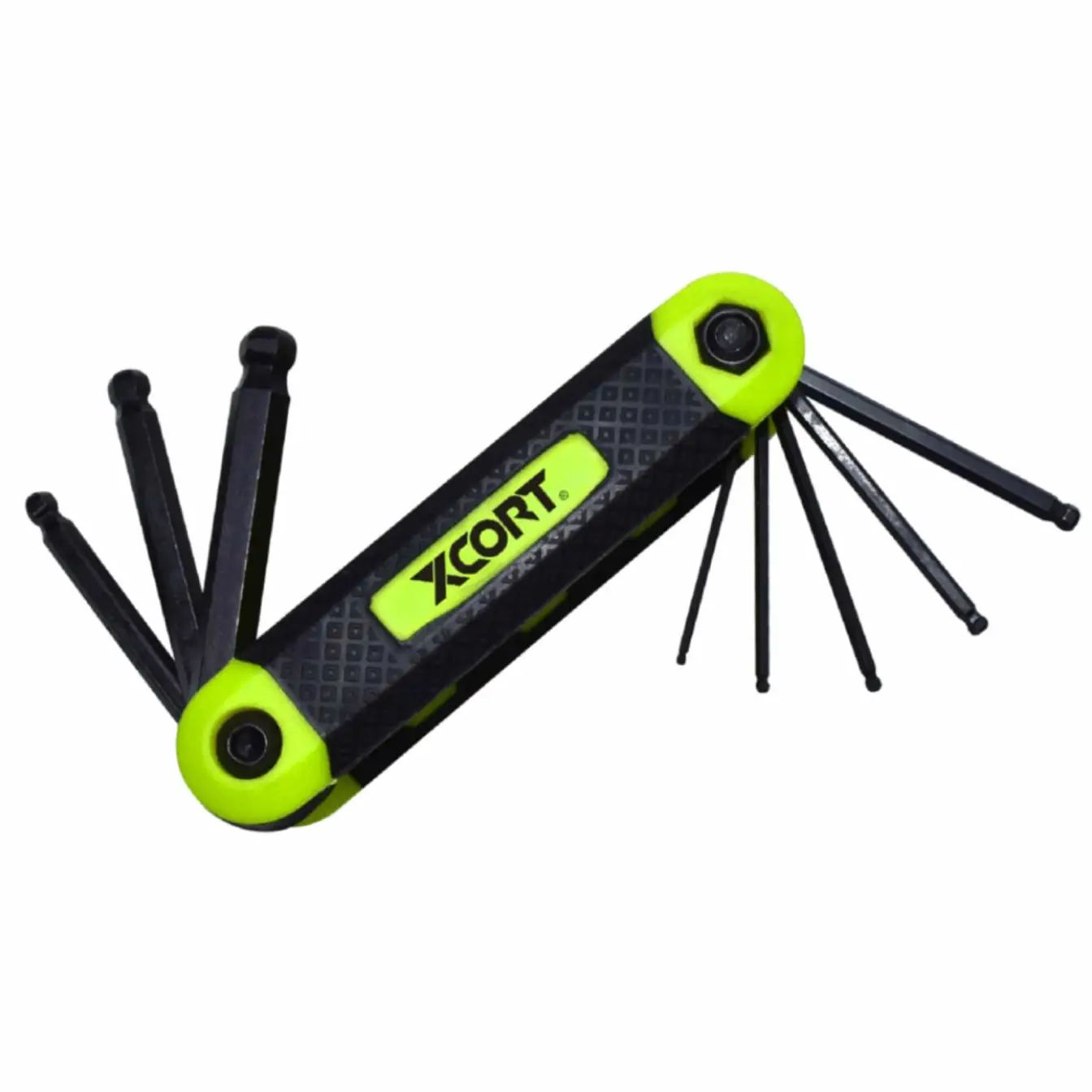 ست آچار آلن ته گرد تاشو ایکس کورت مدل SKU308-3016