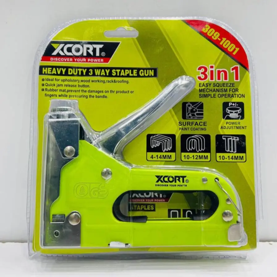 میخ و منگنه کوب دستی دوکاره صنعتی ایکس کورت مدل 1001-۳۰۹