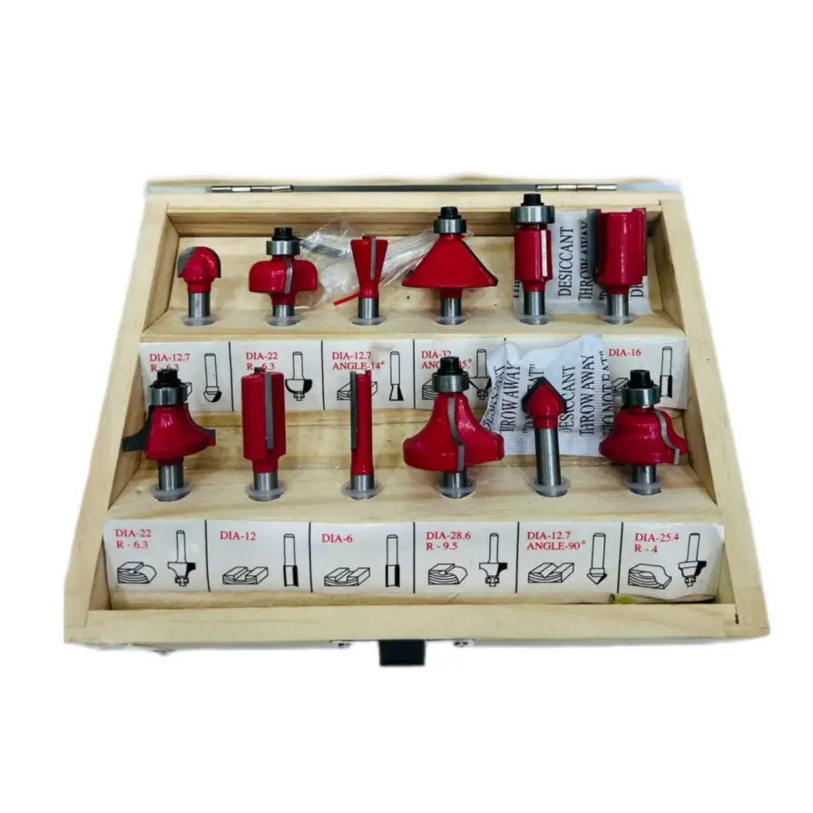 ست کامل تیغه اورفرز سایز 6 میلی متری