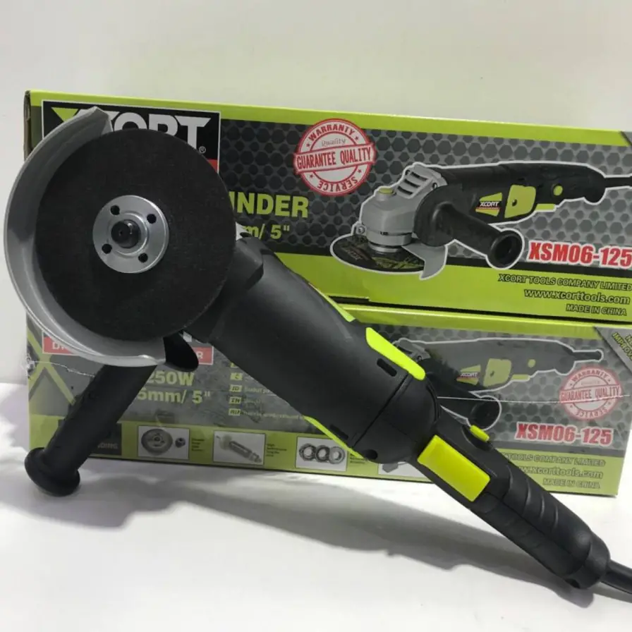 مینی فرز دسته بلند مشکی 1250 وات ایکس کورت مدل xsm06-125